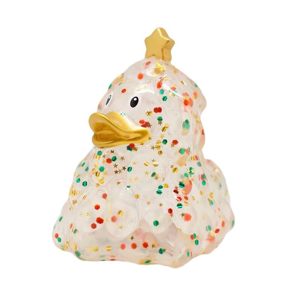 LILALU PATKICA - GLITTER CHRISTMAS TREE - RUBBER DUCK 9CM 