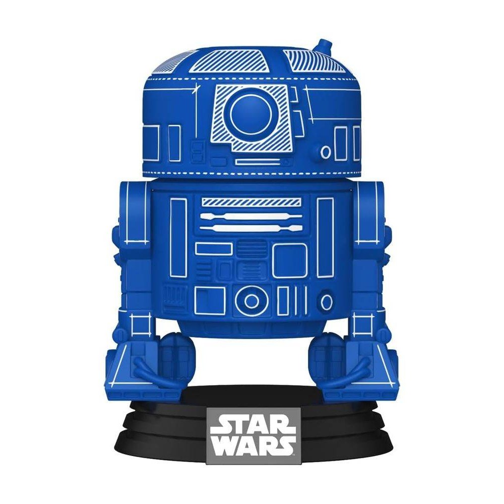 BOBBLE FIGURE STAR WARS POP! - R2-D2 (BLUEPRINT) 798 9CM 