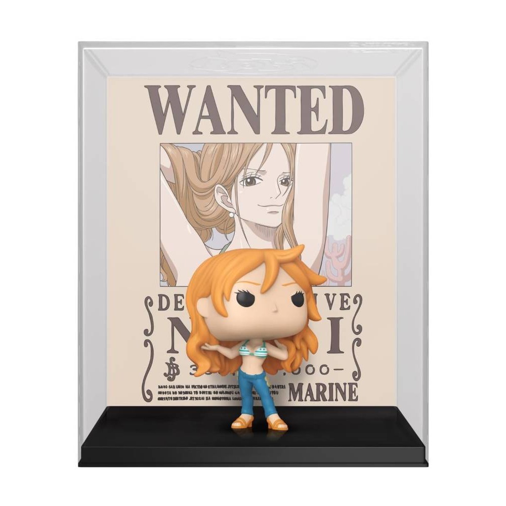 BOBBLE FIGURE ONE PIECE - GAME CASE POP! - NAMI (WANTED) 1777 9CM 