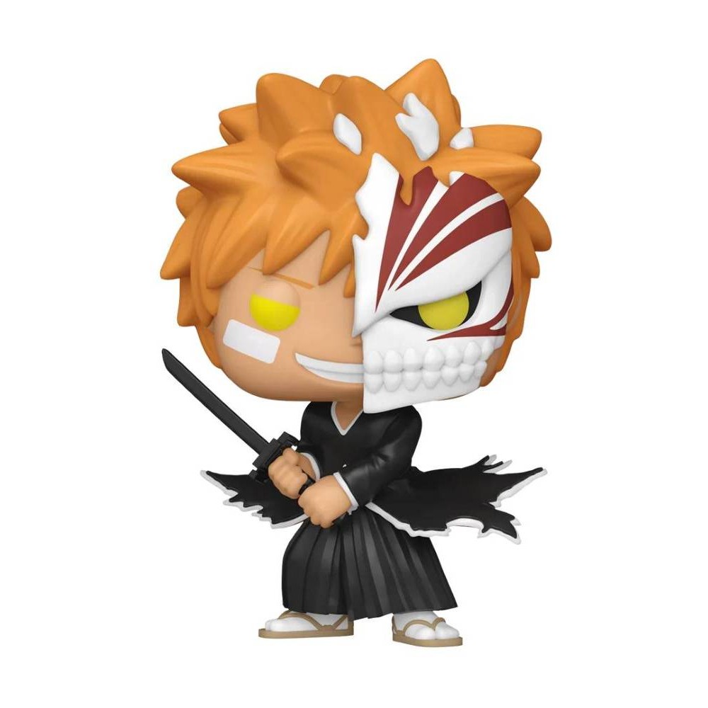 BOBBLE FIGURE ANIME - BLEACH POP! - ICHIGO KUROSAKI (HALF MASK) 10CM 