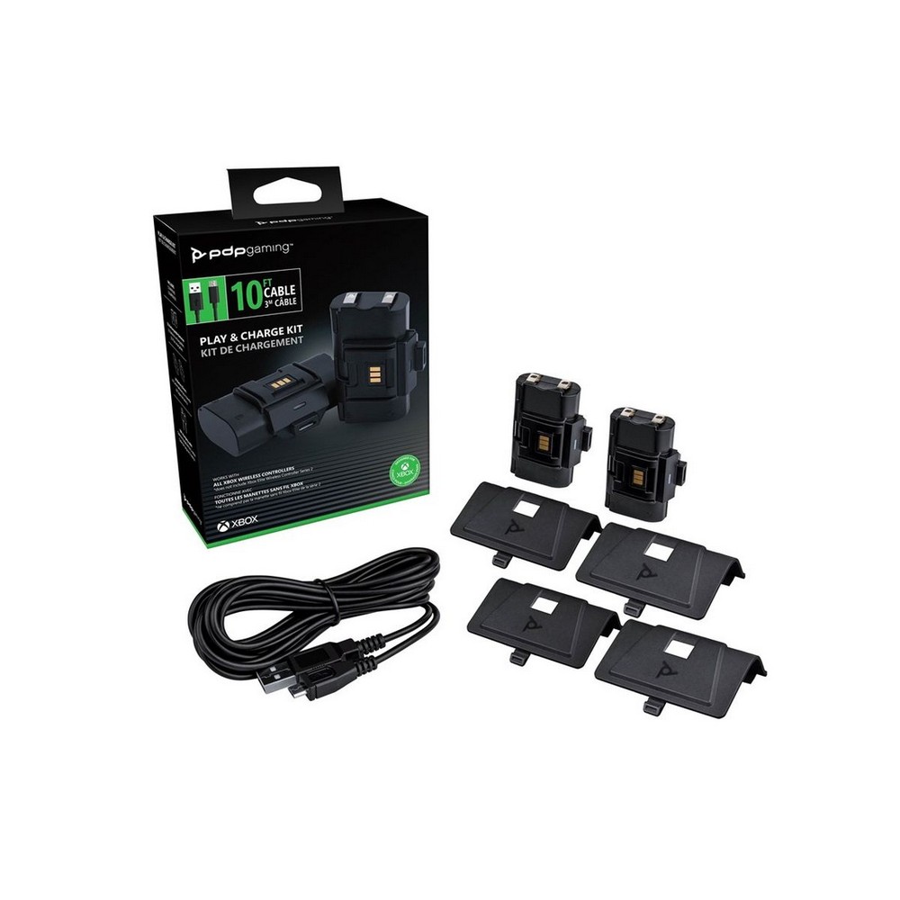XBOX ONE PLAY & CHARGE KIT BLACK - PDP 