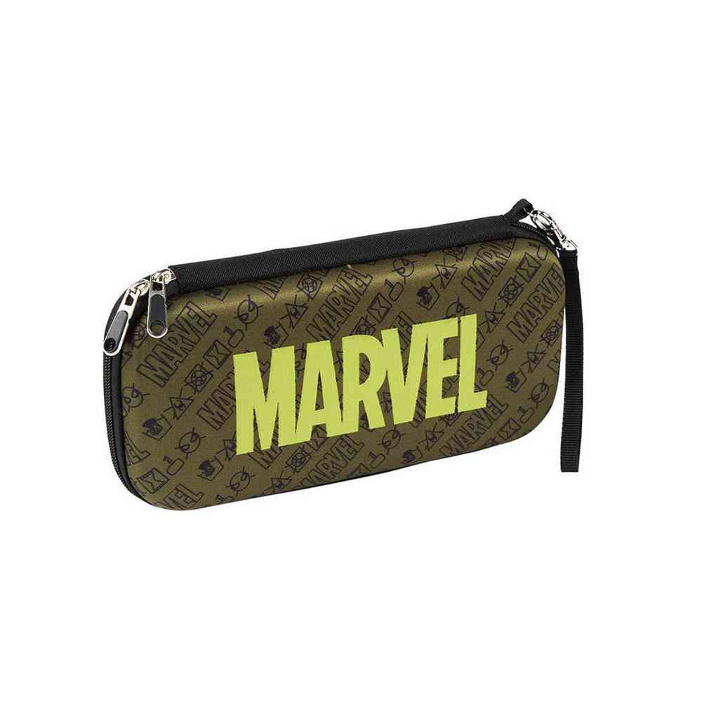 TORBICA MARVEL - LOGO - PROTECTIVE CASE - GREEN 