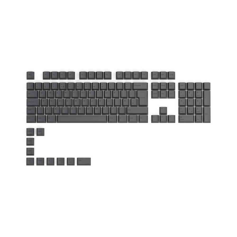 KEYCAPS GLORIOUS GPBT - BLACK ASH - ISO - UK LAYOUT 