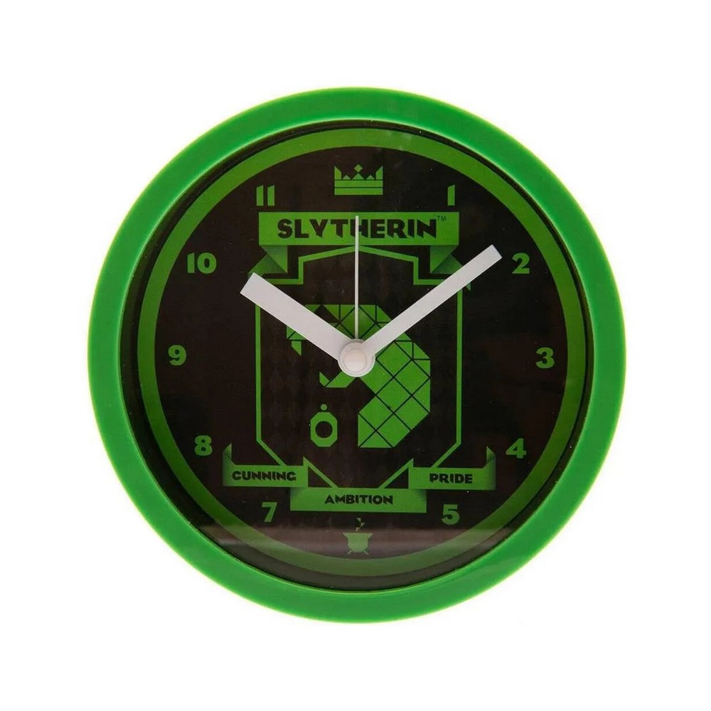 SAT HARRY POTTER - BRUTALIST SLYTHERIN - DESK CLOCK 