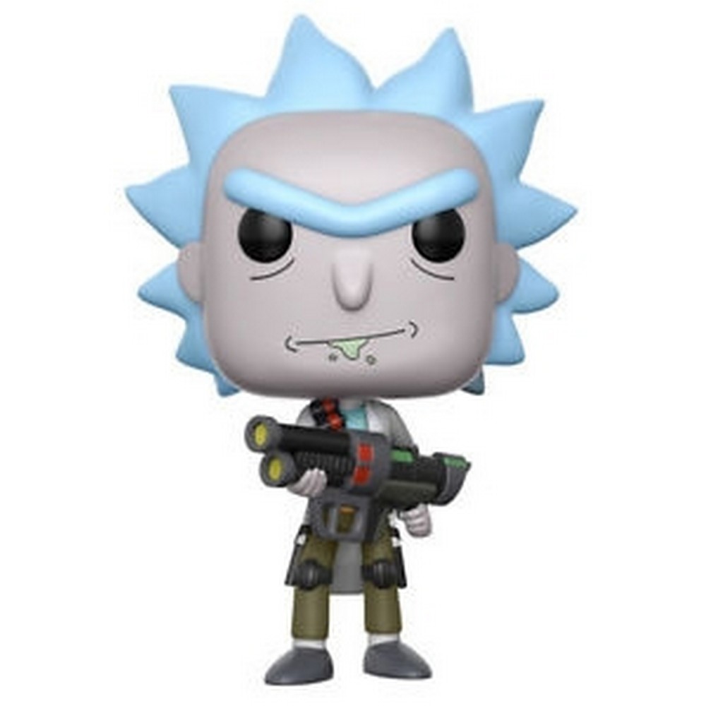 BOBBLE FIGURE ANIMATION - RICK AND MORTY POP! - WEAPONIZED RICK 