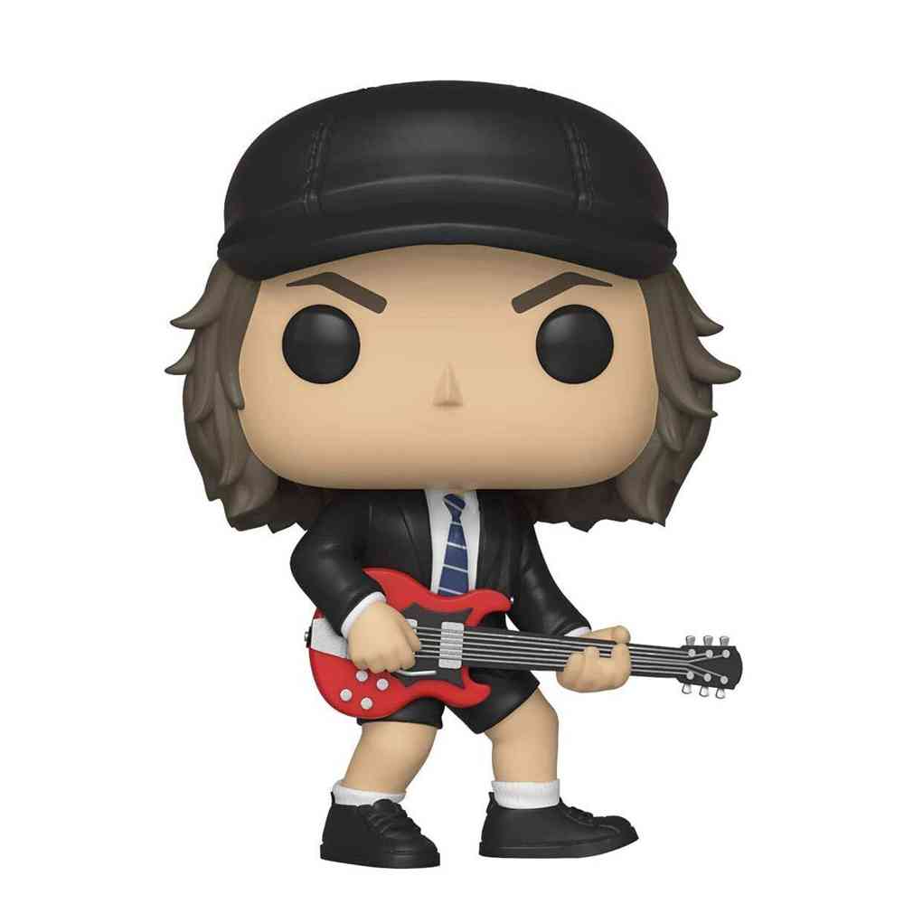 BOBBLE FIGURE ROCKS - AC/DC POP!  - ANGUS YOUNG 