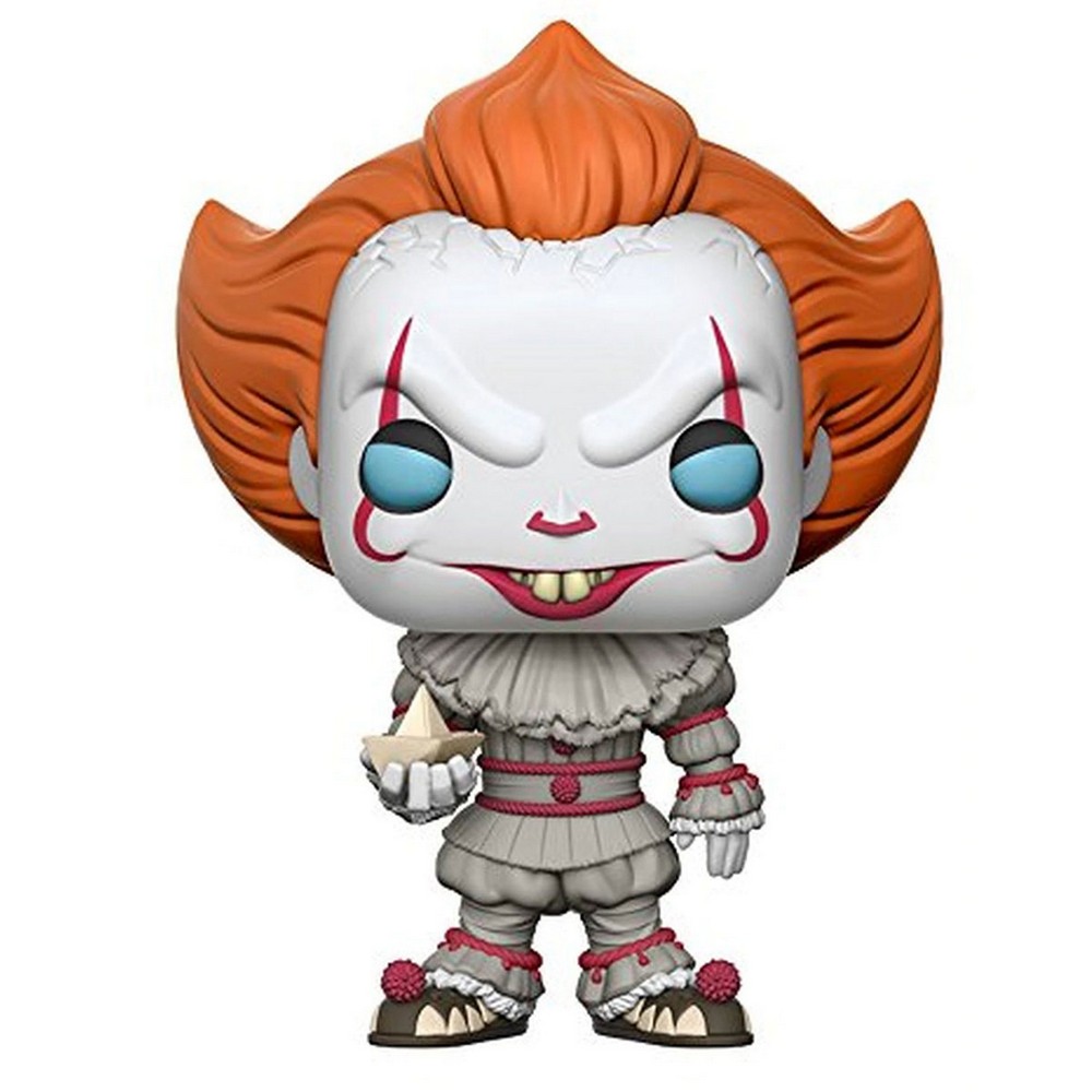 BOBBLE FIGURE MOVIES - IT POP! - PENNYWISE WITH BOAT 