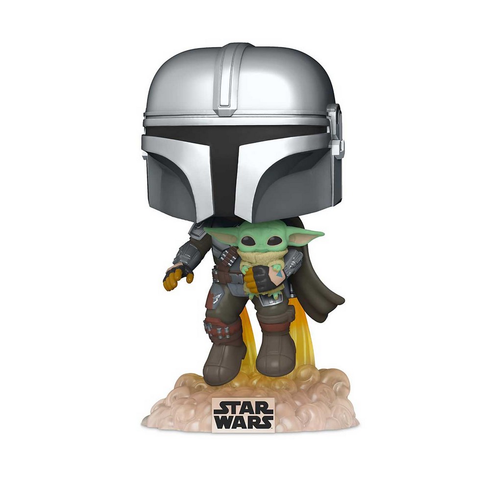 BOBBLE FIGURE STAR WARS - THE MANDALORIAN POP! - THE MANDALORIAN WITH THE CHILD 