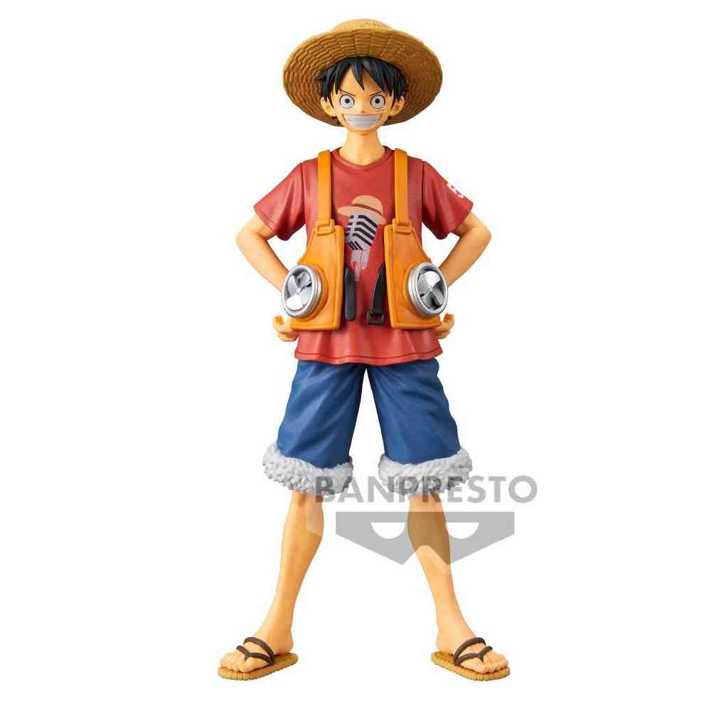 STATUE ONE PIECE -  DXF THE GRANDLINE MEN VOL1 - MONKEY D LUFFY 