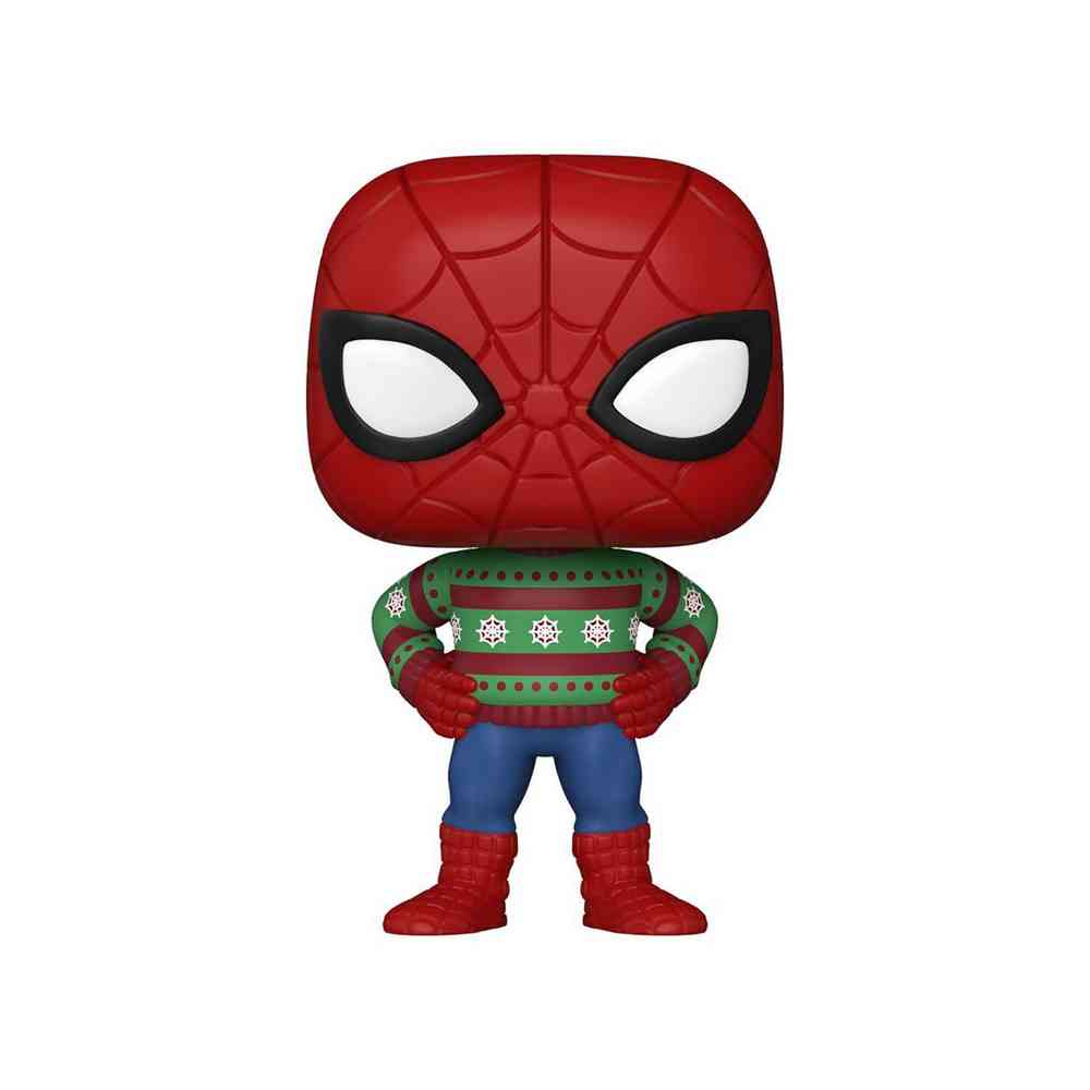 BOBBLE FIGURE MARVEL POP! - SPIDER-MAN (HOLIDAY) 