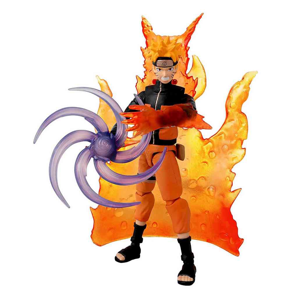 ACTION FIGURE NARUTO SHIPPUDEN - ANIME HEROES BEYOND - NARUTO UZUMAKI TAILED BEA 