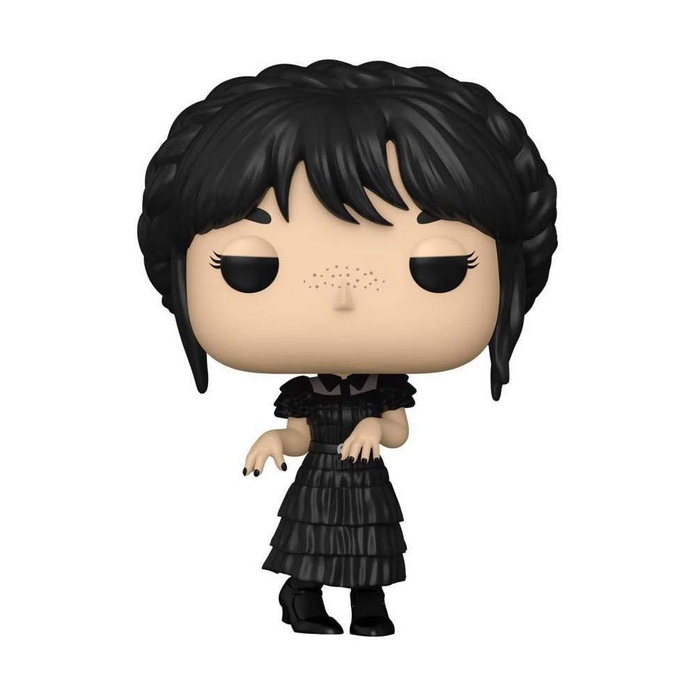 BOBBLE FIGURE TELEVISON - WEDNESDAY POP! - WEDNESDAY ADDAMS 1577 
