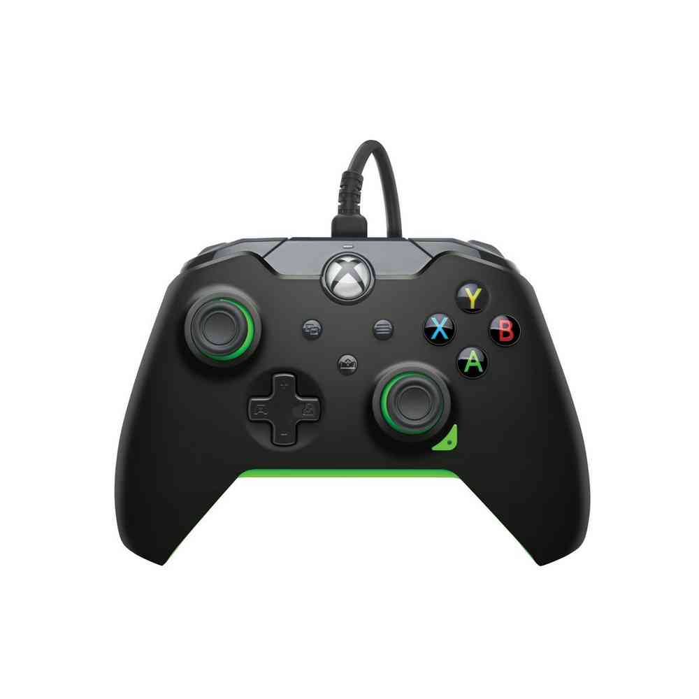 GAMEPAD PDP NEON BLACK - GREEN 