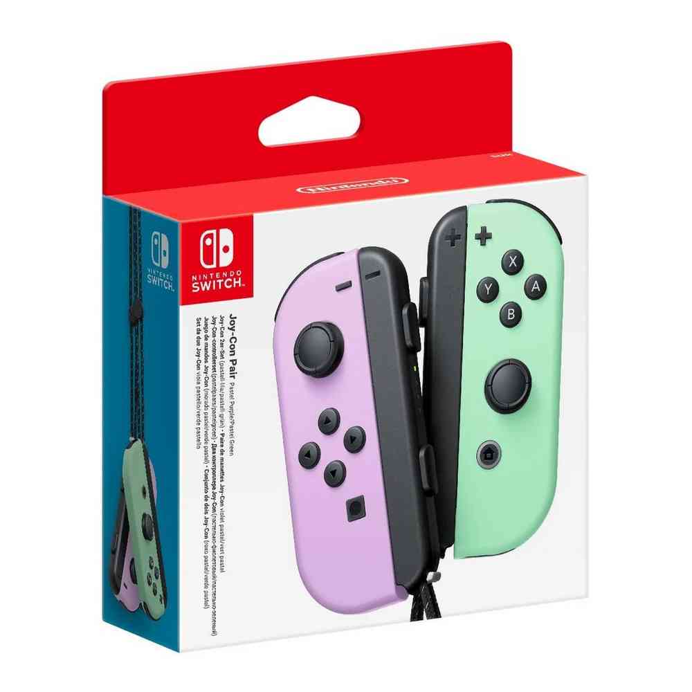 GAMEPAD JOY-CON PAIR - PASTEL PURPLE & PASTEL GREEN 