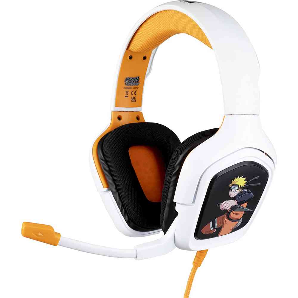 SLUSALICE KONIX - NARUTO SHIPPUDEN - NARUTO GAMING HEADSET - WHITE 