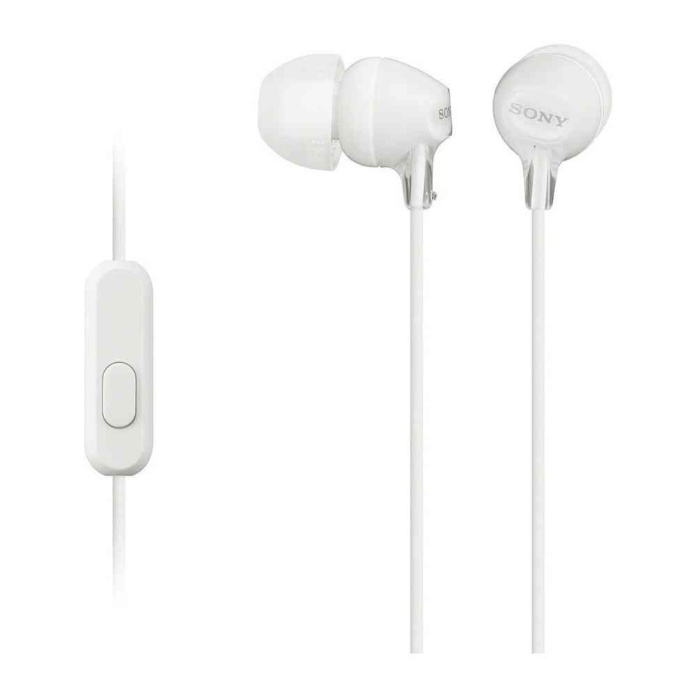 SLUSALICE SONY IN-EAR HEADPHONES - WHITE 