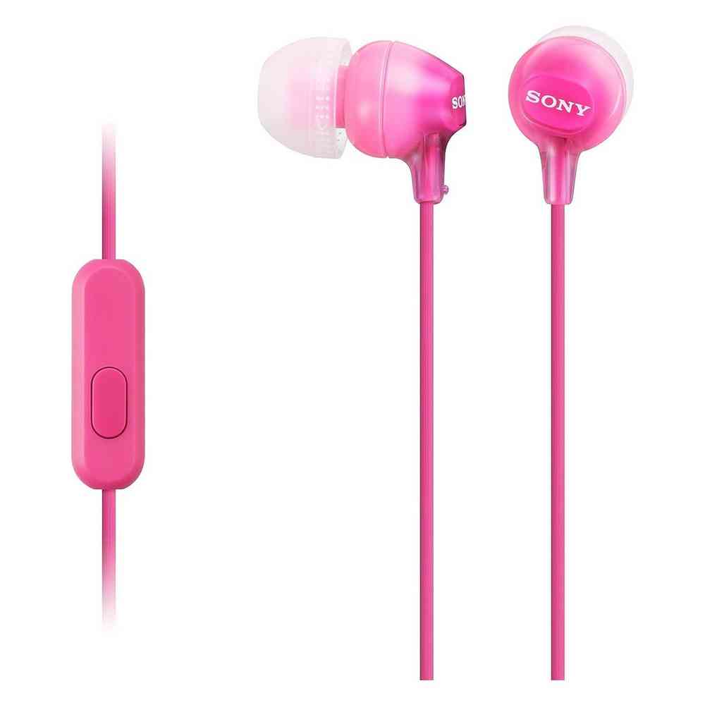 SLUSALICE SONY IN-EAR HEADPHONES - PINK 