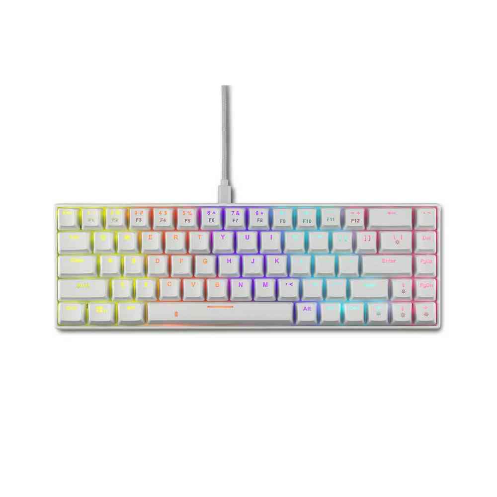 TASTATURA SPARTAN GEAR PEGASUS MINI 60% WIRELESS - WHITE 