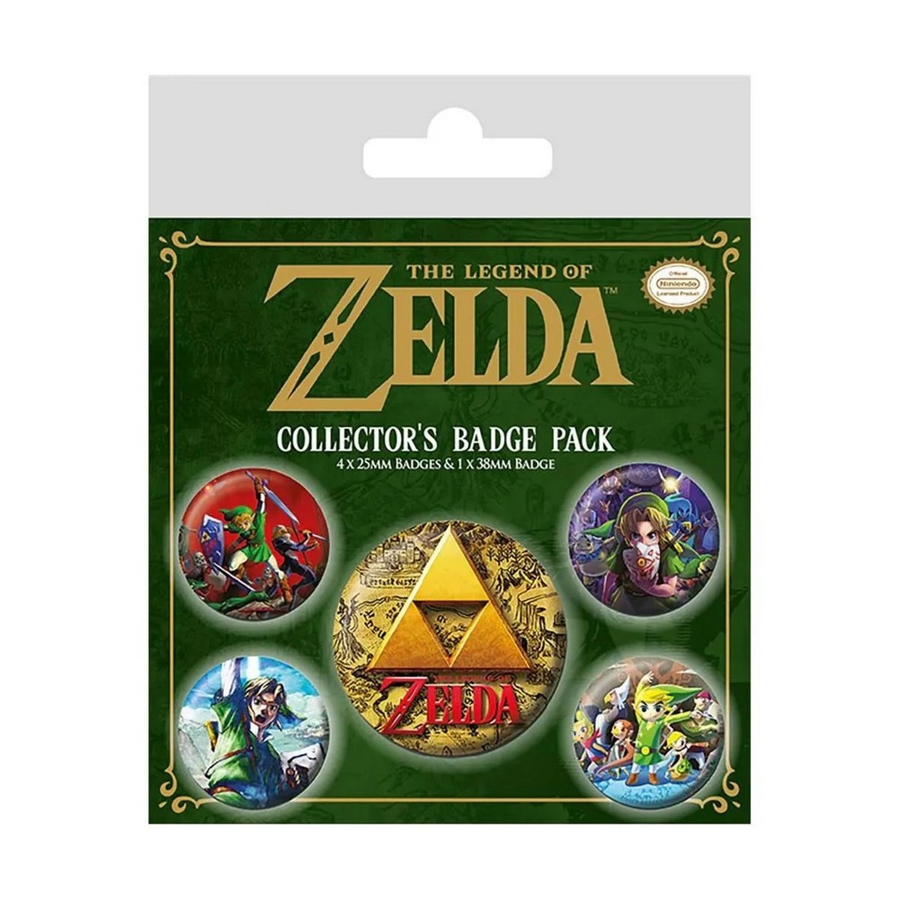 BEDŽEVI THE LEGEND OF ZELDA - BADGE PACK 