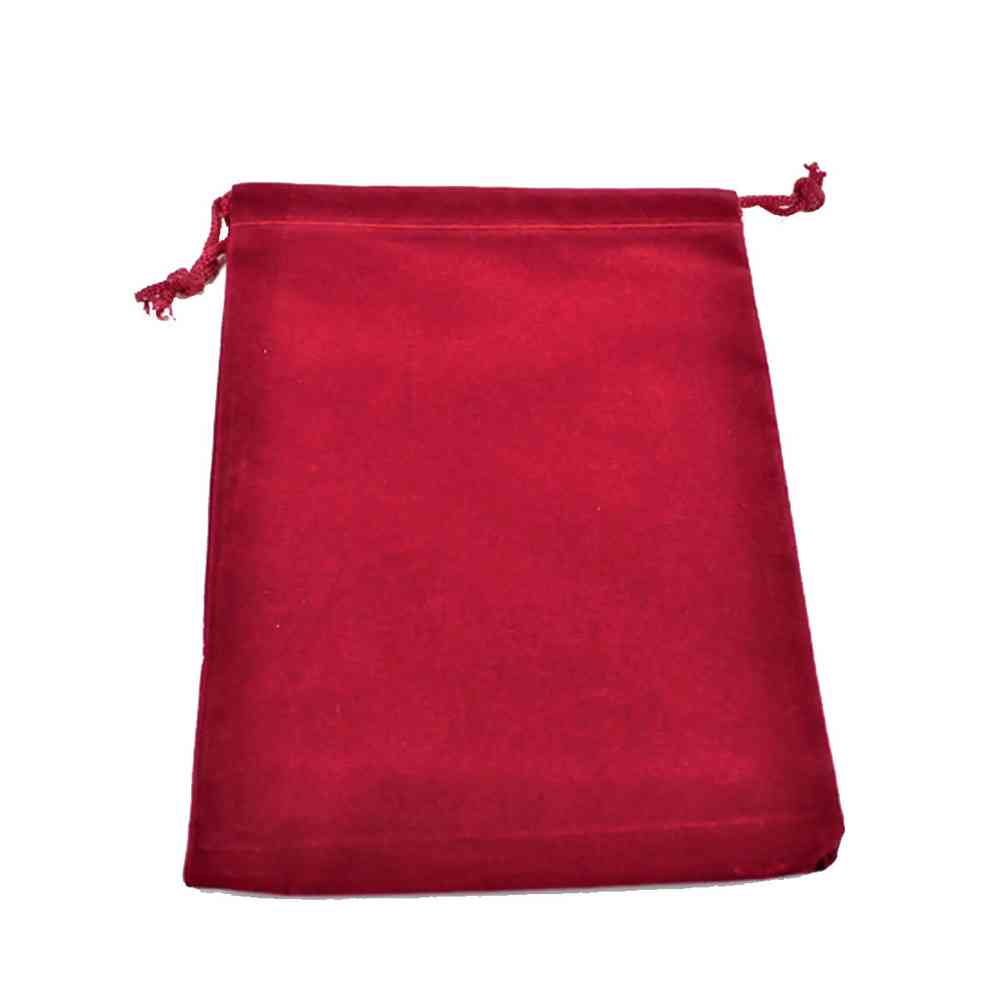 DICE BAG CHESSEX - SUEDECLOTH L - RED 