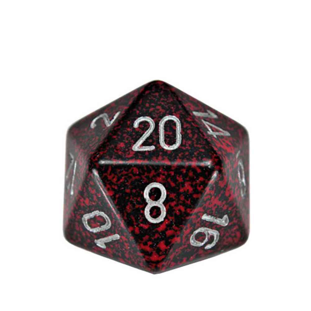 KOCKICE CHESSEX - SPECKLED - SILVER VOLCANO D20 34MM 