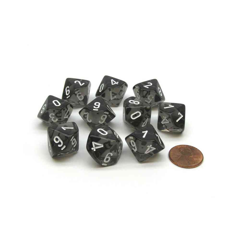 KOCKICE CHESSEX - TRANSLUCENT - SMOKE & WHITE (10) 