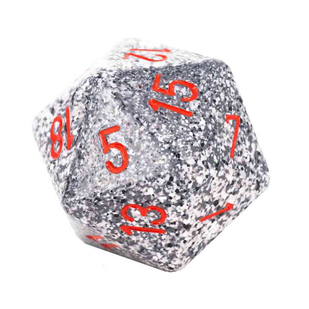 KOCKICA CHESSEX - SPECKLED - GRANITE 34MM D20 