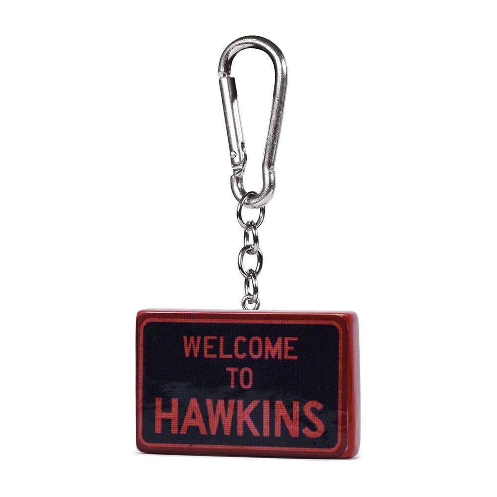 PRIVEZAK STRANGER THINGS - HAWKINS SIGN - POLYRESIN KEYCHAIN 