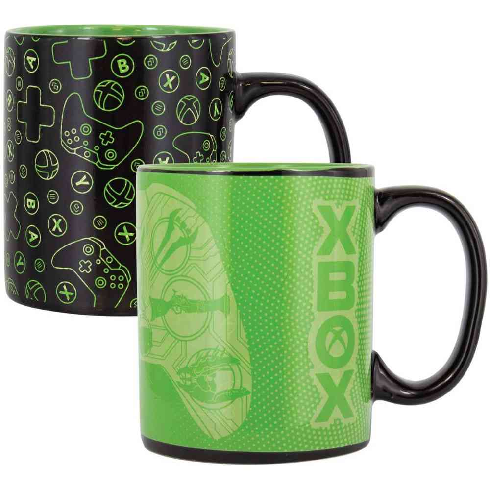 SOLJA XBOX HEAT CHANGE MUG GAMEPAD LOGO 