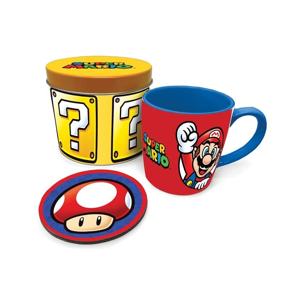 ŠOLJA I PODMETAČ SUPER MARIO - LETS A GO 