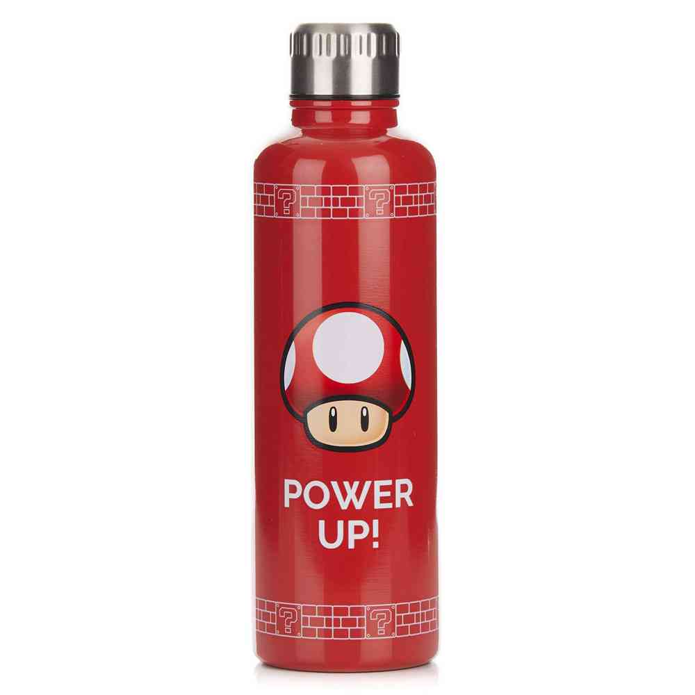 BOCA PALADONE SUPER MARIO - POWER UP - METAL WATER BOTTLE 