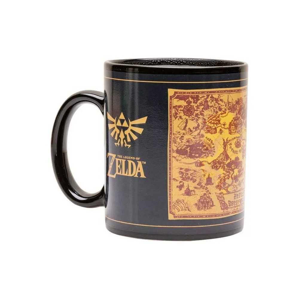 ŠOLJA THE LEGEND OF ZELDA - MAP SILHOUETTE - HEAT CHANGE MUG 