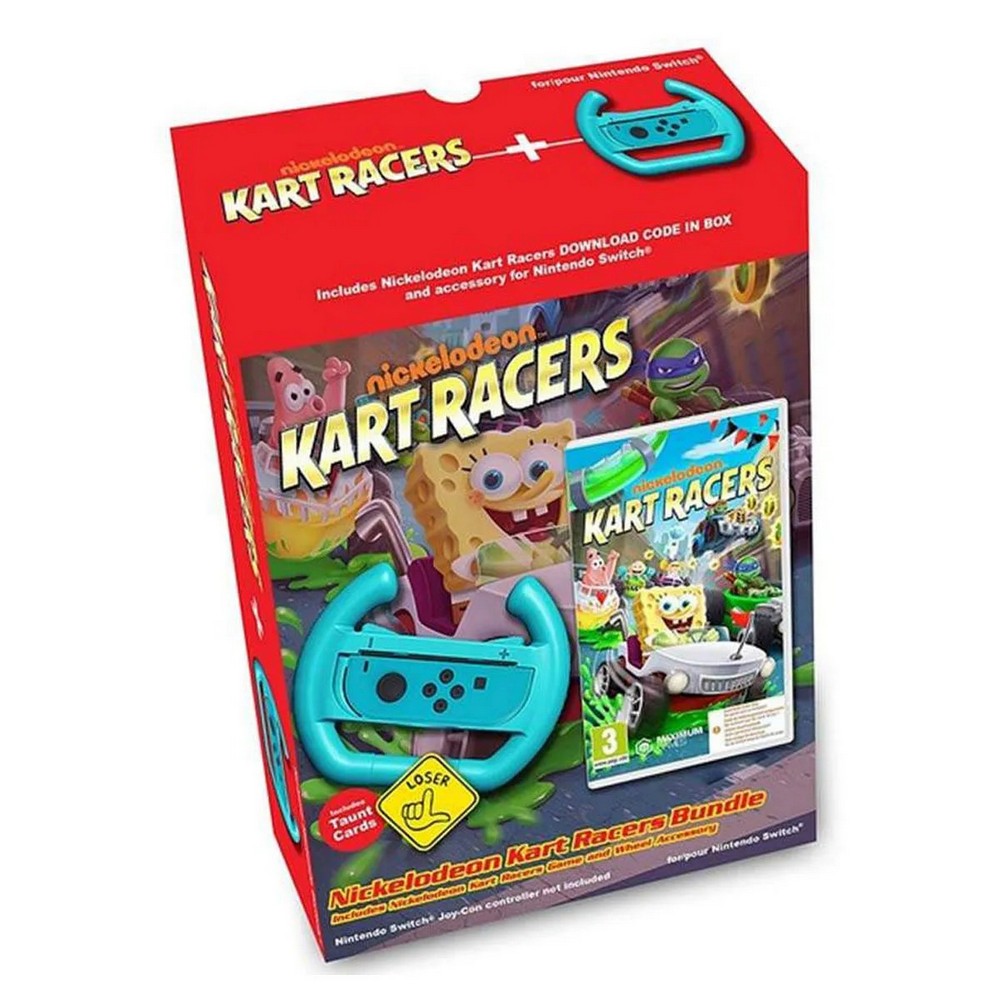 SWITCH NICKELODEON KART RACERS - WHEEL BUNDLE 