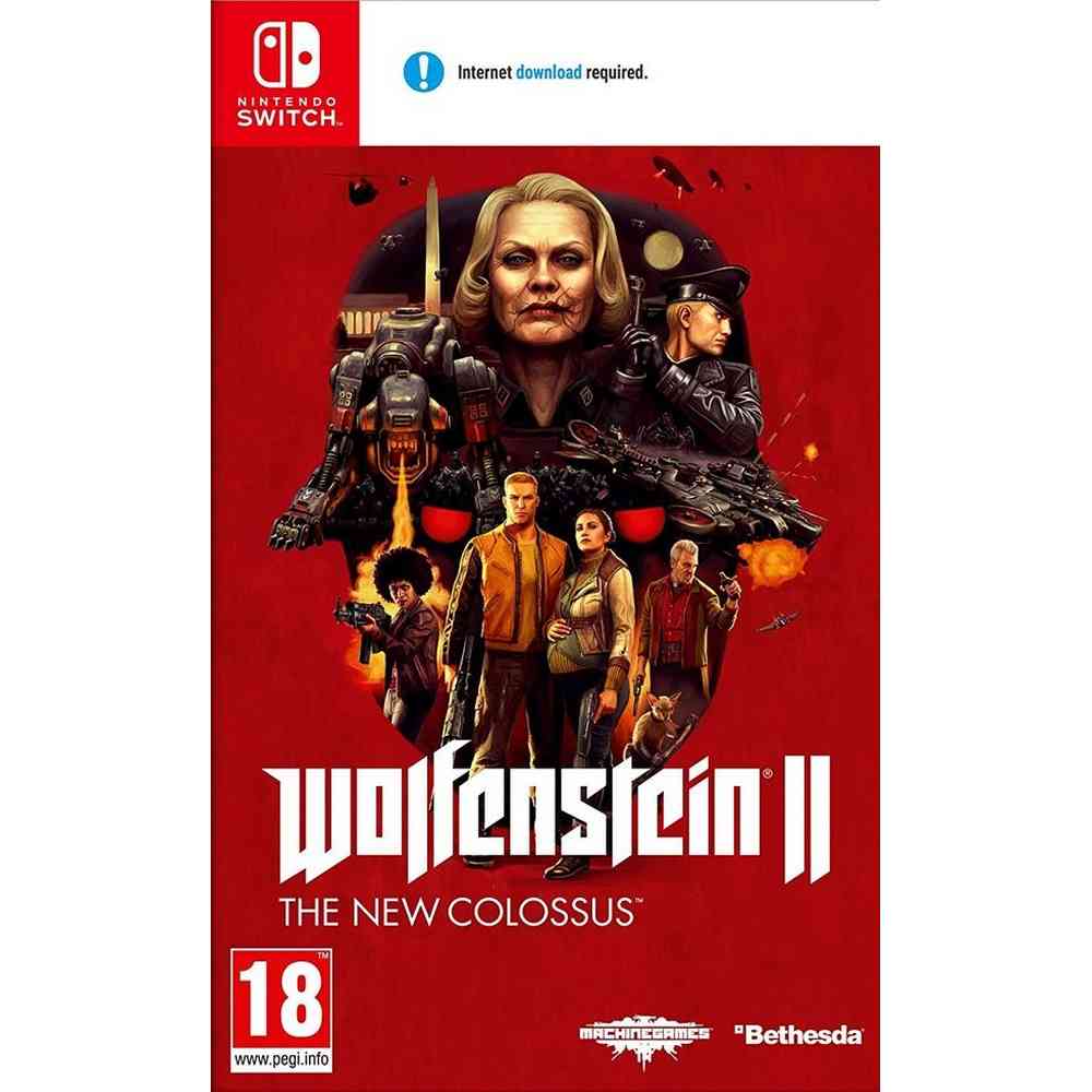 SWITCH WOLFENSTEIN 2 THE NEW COLOSSUS (CODE IN A BOX) 