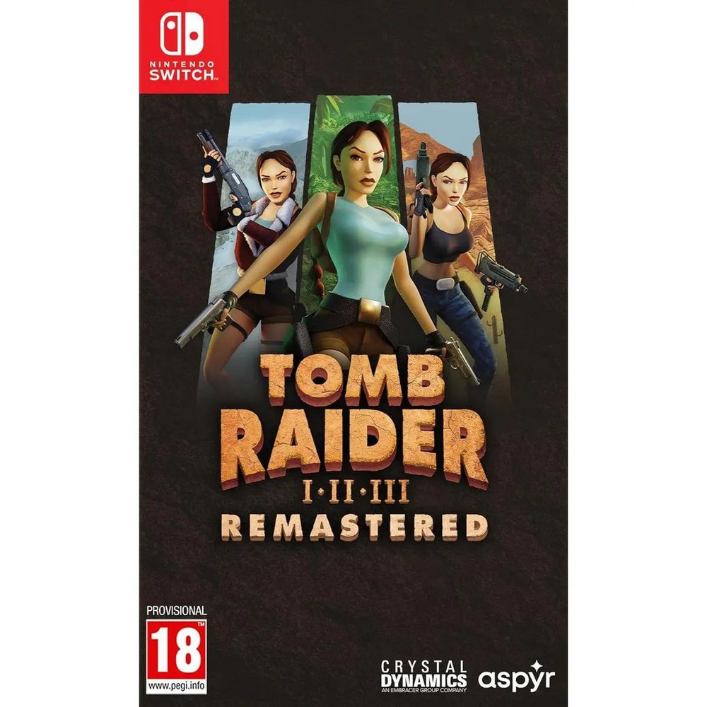 SWITCH TOMB RAIDER I-III REMASTERED STARRING LARA CROFT 
