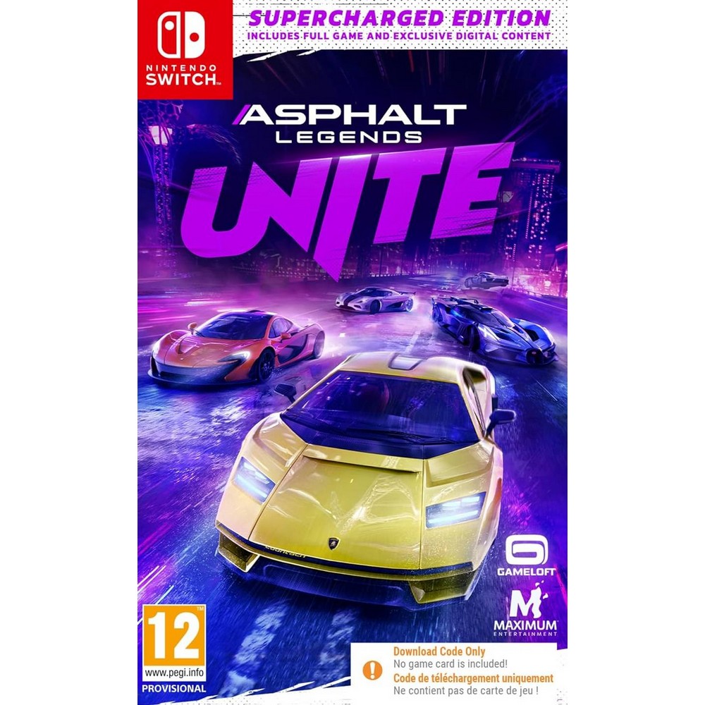 SWITCH ASPHALT LEGENDS UNITE - SUPERCHARGED EDITION - CODE IN A BOX 