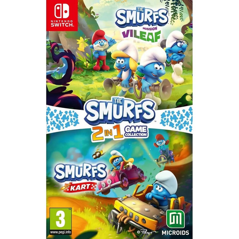 SWITCH THE SMURFS - 2 IN 1 GAME COLLECTION - MISSION VILEAF + KART 