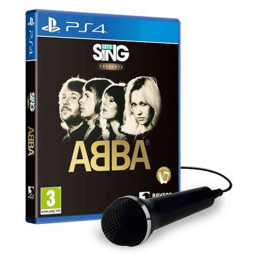 PS4 LETS SING  ABBA AND 1 MIKROFON 