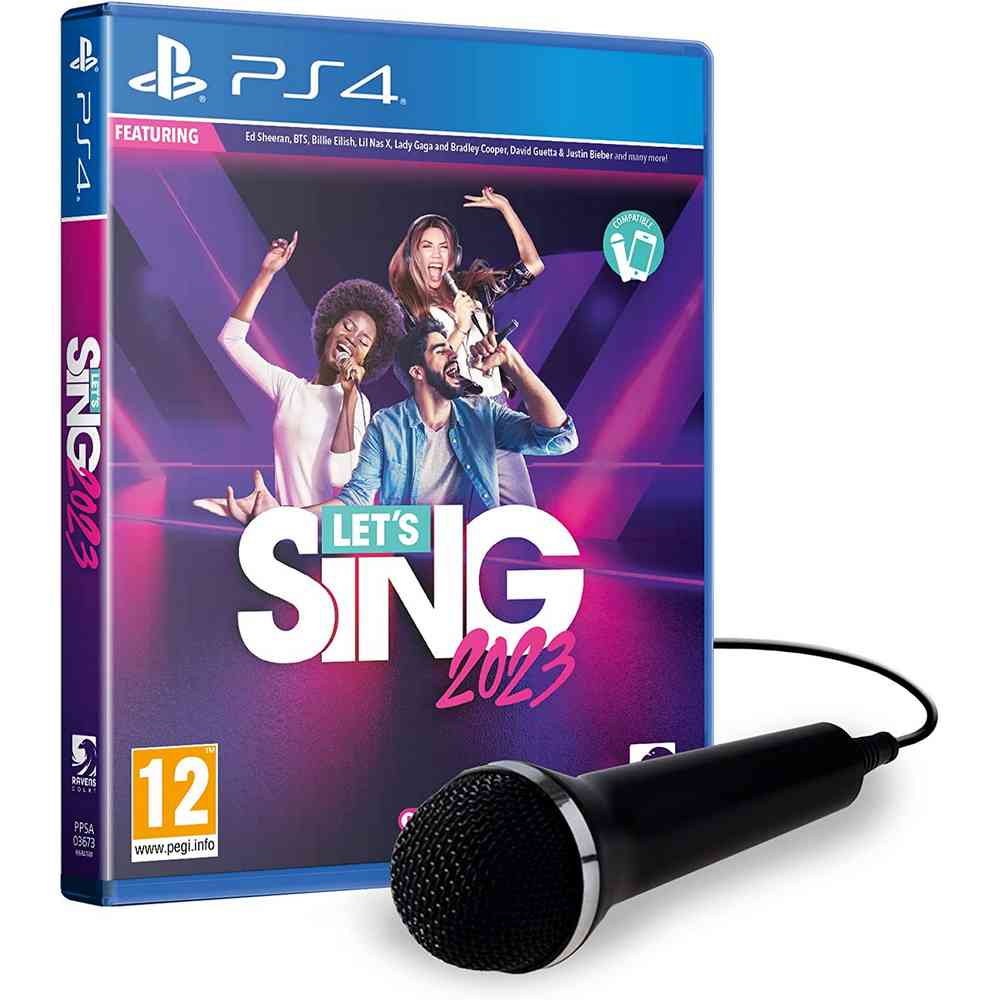 PS4 LETS SING AND 1 MIKROFON 