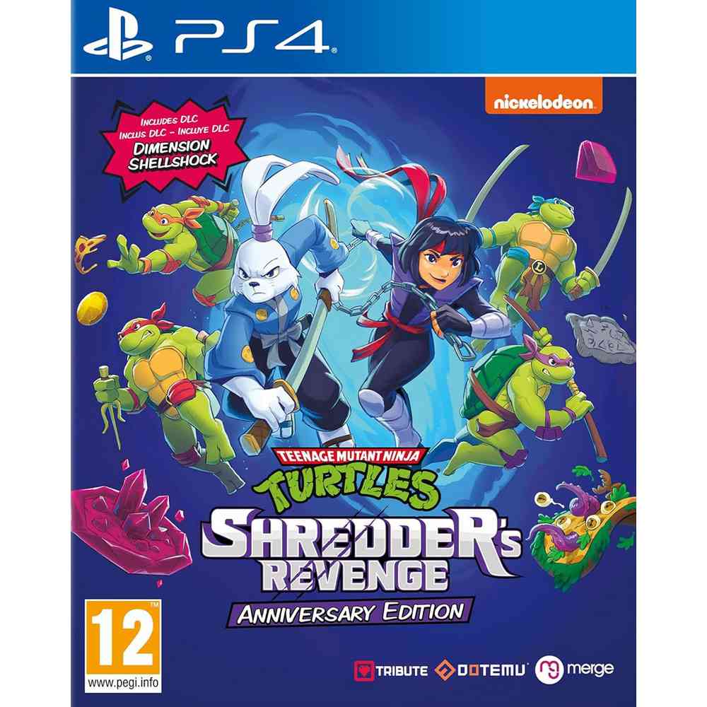 PS4 TEENAGE MUTANT NINJA TURTLES  SHREDDERS REVENGE  ANNIVERSARY EDITION 