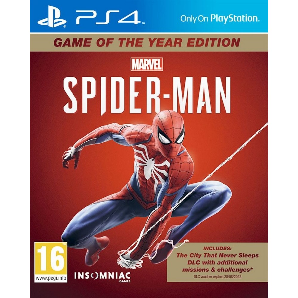PS4 MARVELS SPIDER-MAN - GAME OF THE YEAR EDITION 