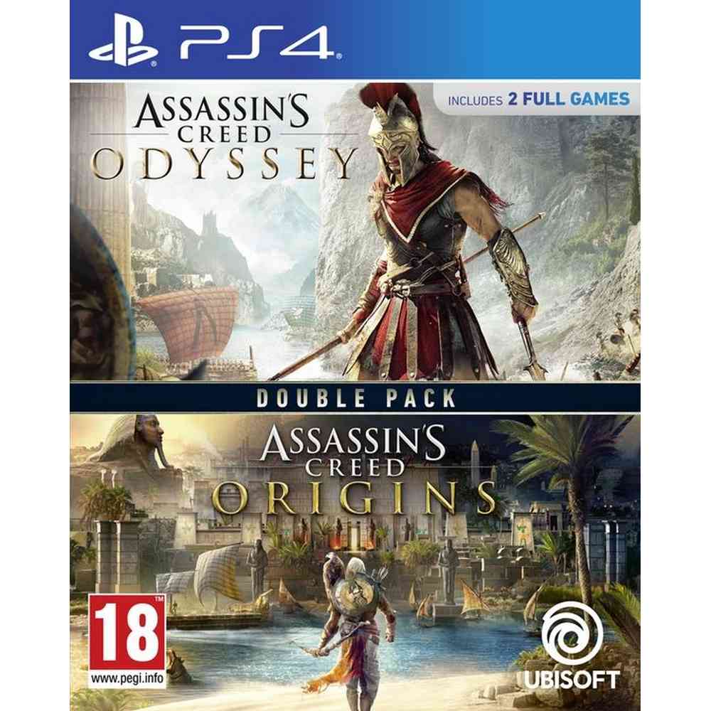 PS4 ASSASSINS CREED DOUBLE PACK  ODYSSEY I ORIGINS 