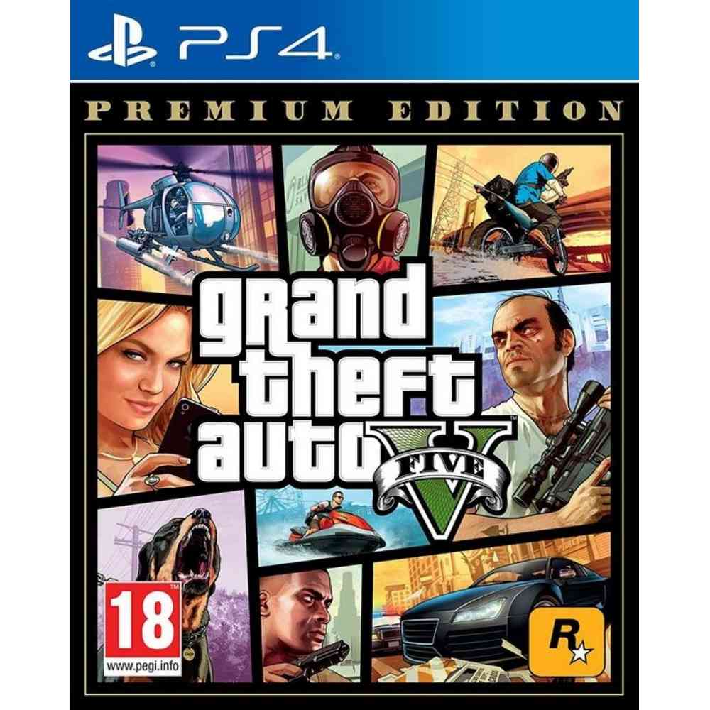 PS4 GRAND THEFT AUTO 5 - GTA V - PREMIUM EDITION