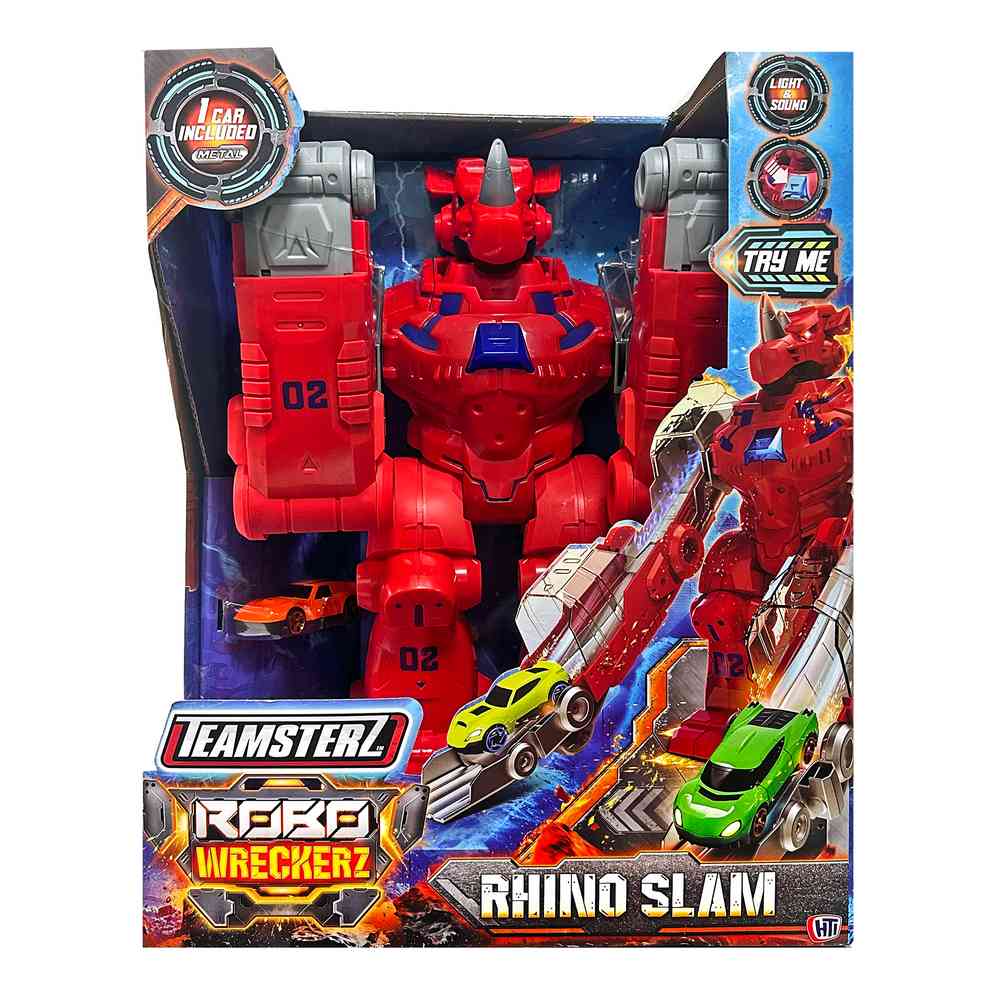 TEAMSTERZ ROBO WRECKERS RHINO SLAM SET ZA IGRU 