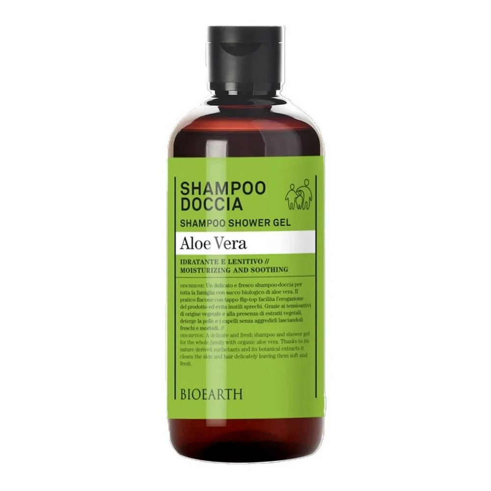 BIOEARTH GEL ZA TUŠIRANJE I ŠAMPON ZA CELU PORODICU - ALOE VERA 500ML 