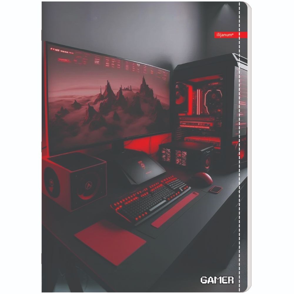 ILIJANUM SVESKA A4 KARO 52L GAMER