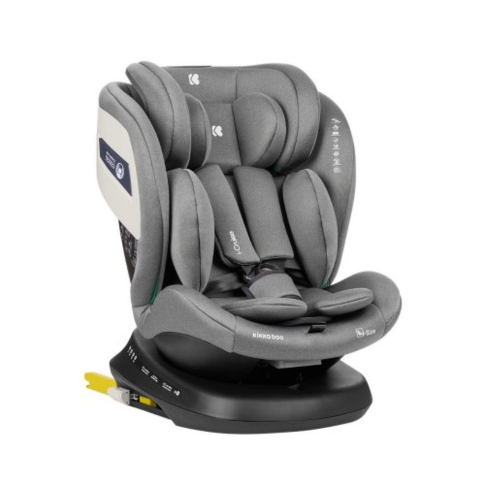 KIKKA BOO AUTO SEDISTE I-SIZE (40-150 CM) CRUSE LIGHT GREY 
