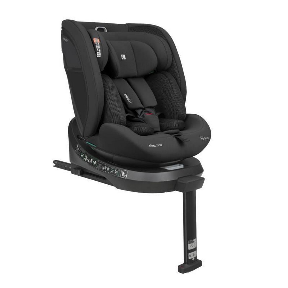 KIKKA BOO AUTO SEDISTE I-SIZE (40-150 CM) I-ORBIT BLACK 