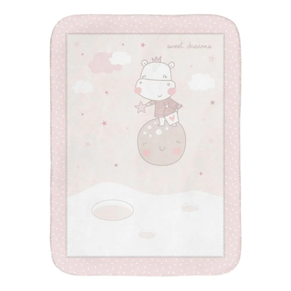 KIKKA BOO CEBE SUPER SOFT HIPPO DREAMS 110X80 CM 
