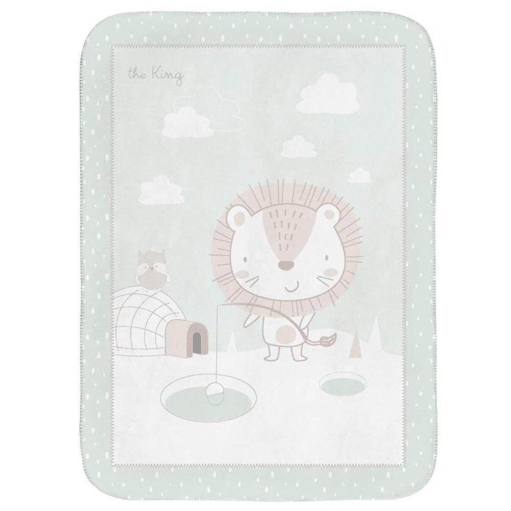 KIKKA BOO CEBE SUPER SOFT JUNGLE KING 110X140 CM 